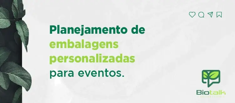 Planejamento de embalagens personalizadas para eventos